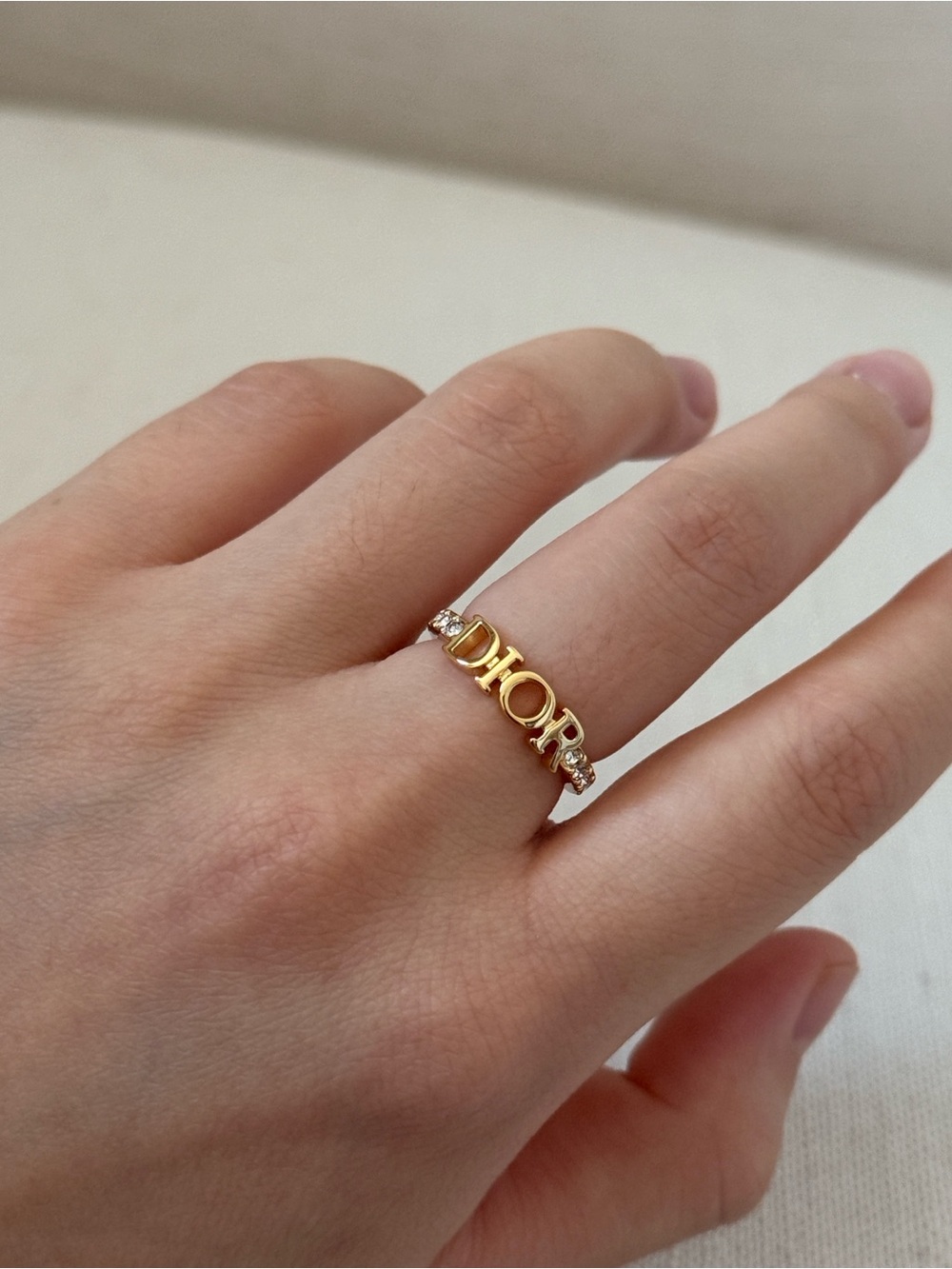 Dior cd ring